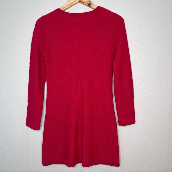 Laisse Passe fuchsia pink wool and alpaca sweater dress soft angel core  S #18 - Picture 9 of 10